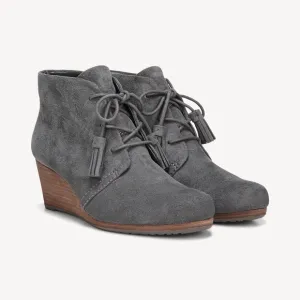 New without box - Dr.Scholls Gray Suede Ankle Boots - 8.5