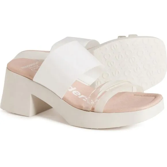 NEW Wonders Made in Spain D-1002 Slide Sandals For Women  Blanco  254