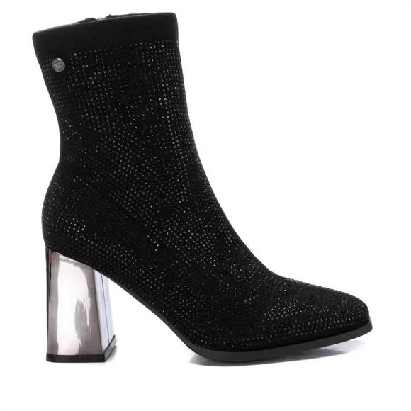 NEW XTI women's casual suede booties in black