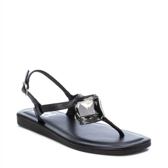NEW XTI women's flat sandals in black