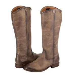 NIB Frye Melissa Button 2 Pull-On Riding Boots - 100% Leather
