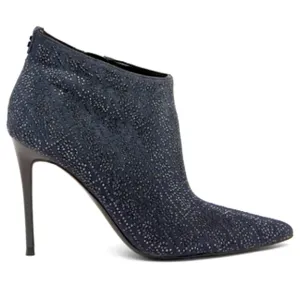 NIB [Guess] Fazzie Black Sparkle Pointed Toe Stiletto Ankle Boots Women’s 9.5 10
