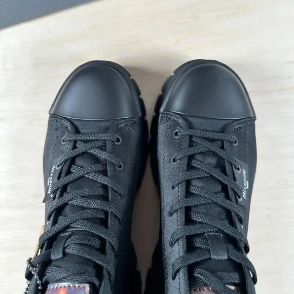 NIB Palladium Revolt HI TX Women's Black Sz 9 M Shoes Sneakers Platform NEW