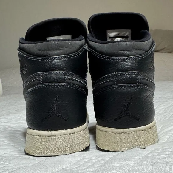 Nike Air Jordan 1 Retro High Reflective Black Grey Pink High Running Shoes 3.5Y