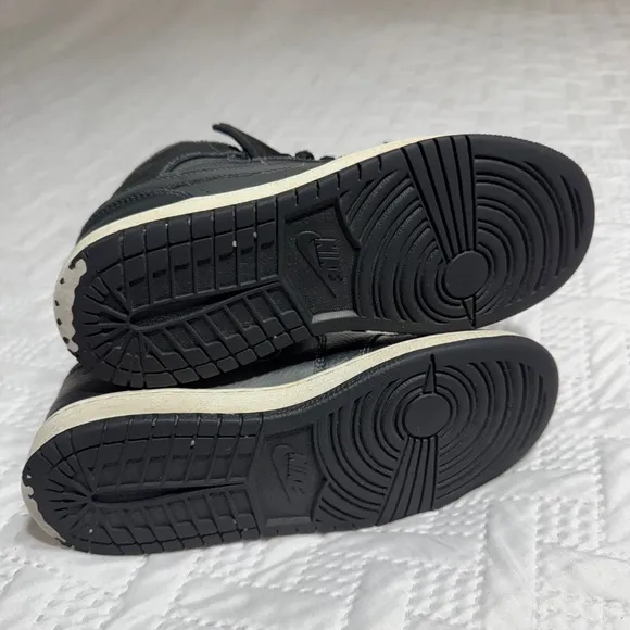 Nike Air Jordan 1 Retro High Reflective Black Grey Pink High Running Shoes 3.5Y