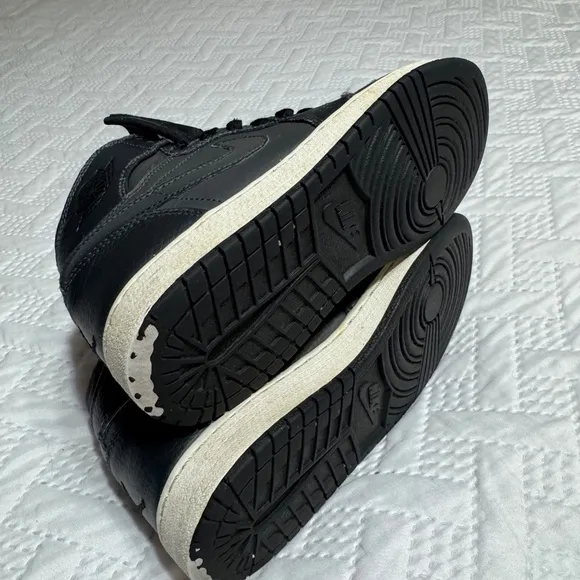 Nike Air Jordan 1 Retro High Reflective Black Grey Pink High Running Shoes 3.5Y