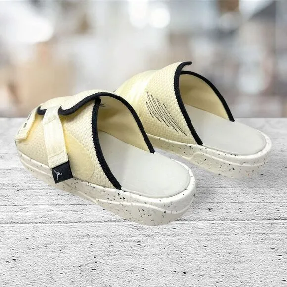 Nike Air Jordan Crater Slides‎ Mens Size 10 Comfort Sandals Shoes 'Coconut Milk'