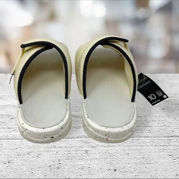 Nike Air Jordan Crater Slides‎ Mens Size 10 Comfort Sandals Shoes 'Coconut Milk'