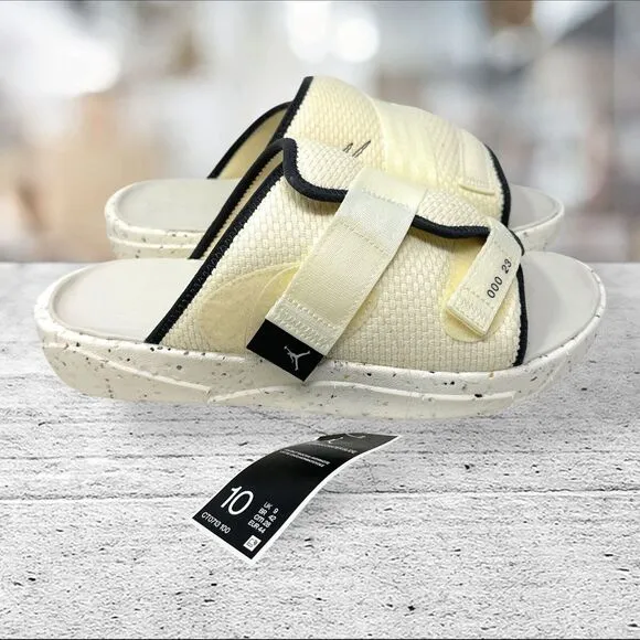 Nike Air Jordan Crater Slides‎ Mens Size 10 Comfort Sandals Shoes 'Coconut Milk'