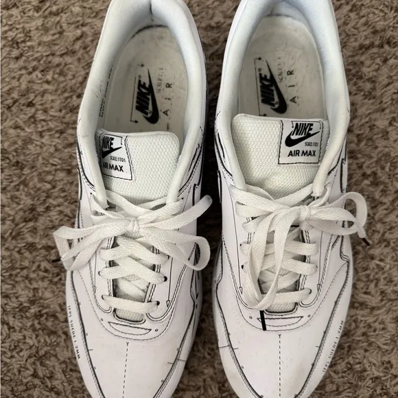 Nike Air Max 1 - Tinker Hatfield Schematic - Men’s Size 13