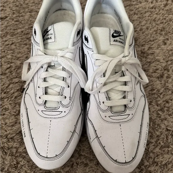 Nike Air Max 1 - Tinker Hatfield Schematic - Men’s Size 13