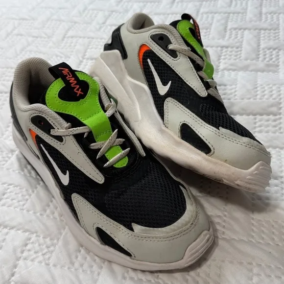 Nike Air Max 5Y Running Shoes Sneakers Unisex White Black Green Orange CW1626002