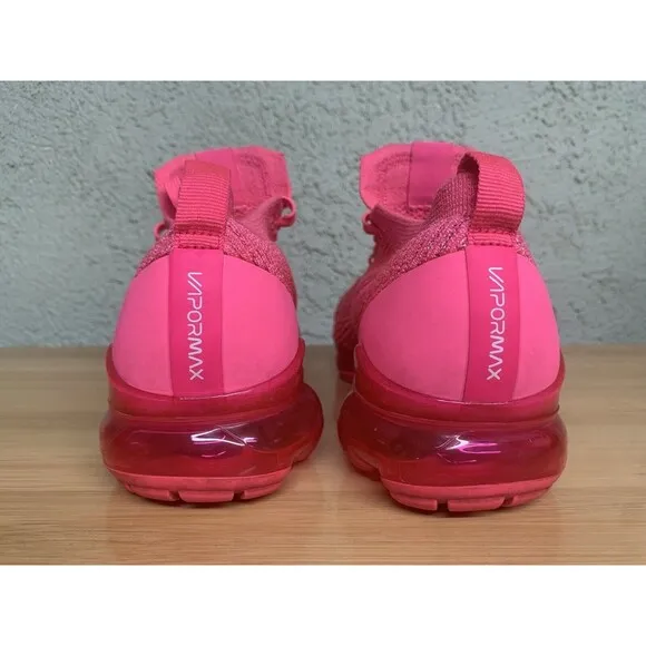 Nike Air Vapormax Flyknit 3 Womens Sz 9.5 Sneakers CT1274-600 Pink Running Shoes