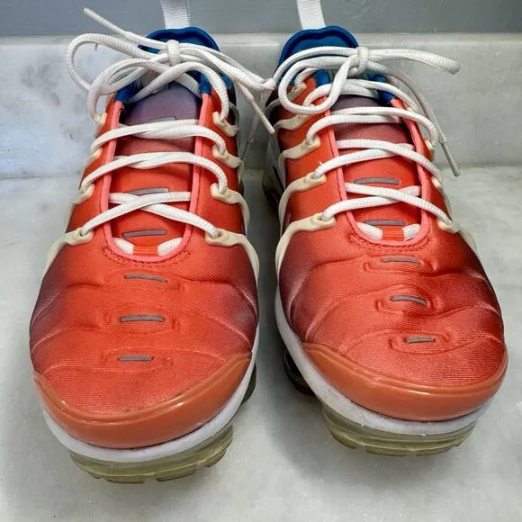 Nike Air VaporMax Plus Lava Glow Pink Blue Running Shoes CI5862-600 Women's 8.5
