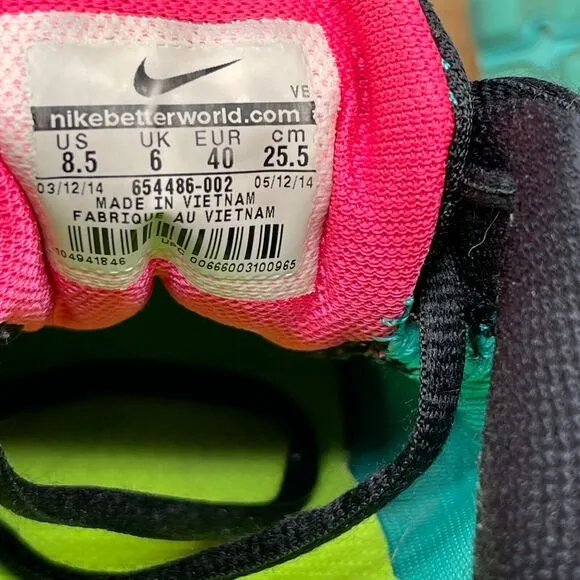 Nike Air Zoom Pegasus 31 Womens Size 8.5 Running Shoes 654486-002 Gym Crossfit