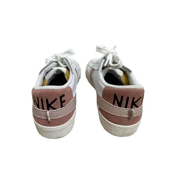 Nike Blazer Low 77 Jumbo Pink White Casual Lifestyle Shoes Women's 11 DQ1470-102