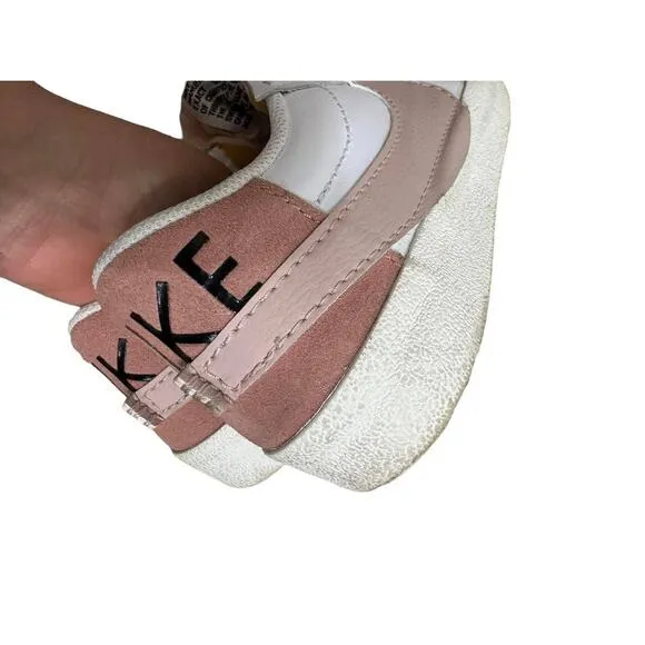Nike Blazer Low 77 Jumbo Pink White Casual Lifestyle Shoes Women's 11 DQ1470-102