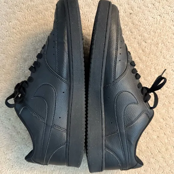 NIKE COURT VISION LOW NN Men Triple Black (DH2987-002)Athletic Sneakers Shoes-10