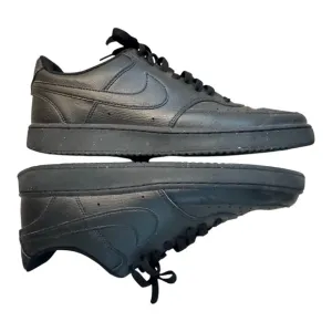 NIKE COURT VISION LOW NN Men Triple Black (DH2987-002)Athletic Sneakers Shoes-10