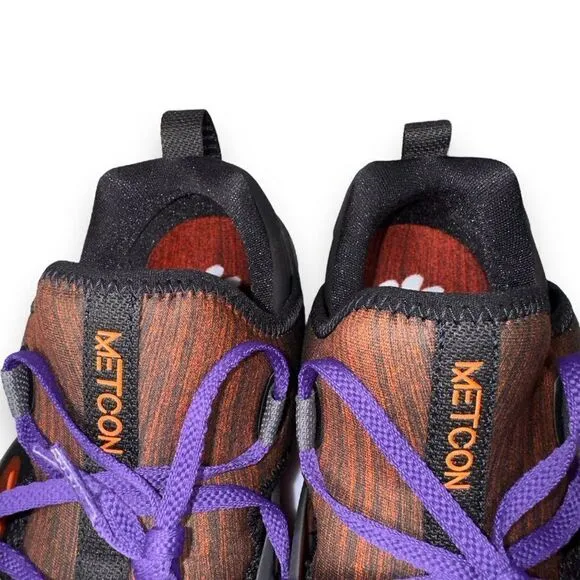 Nike Free X Metcon 2 Performance Sneakers &quot;Clemson Tigers&quot; CQ8150-001 Men's 8.5