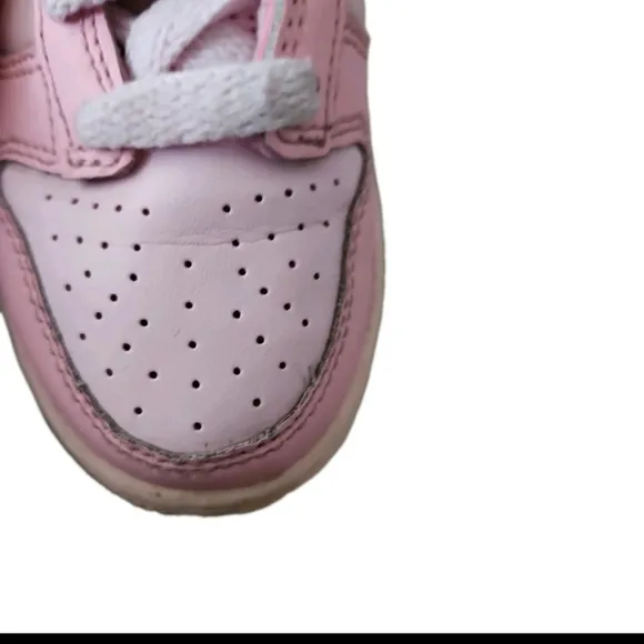 Nike Girls' Kids' Dunk Low Triple Pink Sneaker 11C