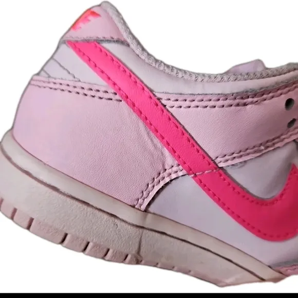 Nike Girls' Kids' Dunk Low Triple Pink Sneaker 11C