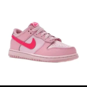 Nike Girls' Kids' Dunk Low Triple Pink Sneaker 11C