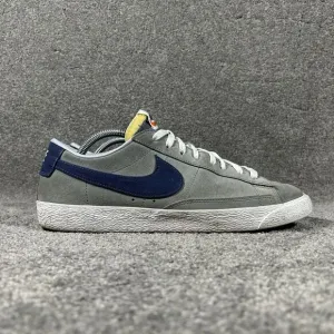 Nike ID Blazer Low Top Leather Athletic Skater Sneakers 616829-997 Mens Sz 10.5
