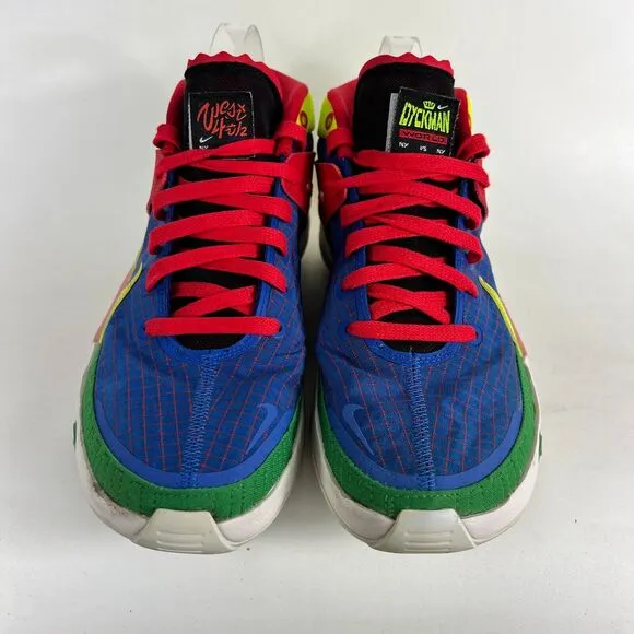 Nike KD 13 NY vs. NY Sneaker Men's 9 Multicolor Lace Up Running Shoes DA4318-100