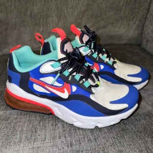 Nike Kids Air Max 270 React - Blue and Red