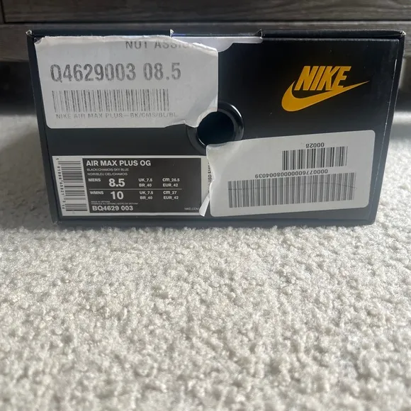 Nike Kids Air Max Plus TN Orange Black Shoes