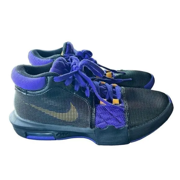 Nike LeBron Witness 8 'Lakers' Men's Basketball Shoes Size 8 Multicolor
