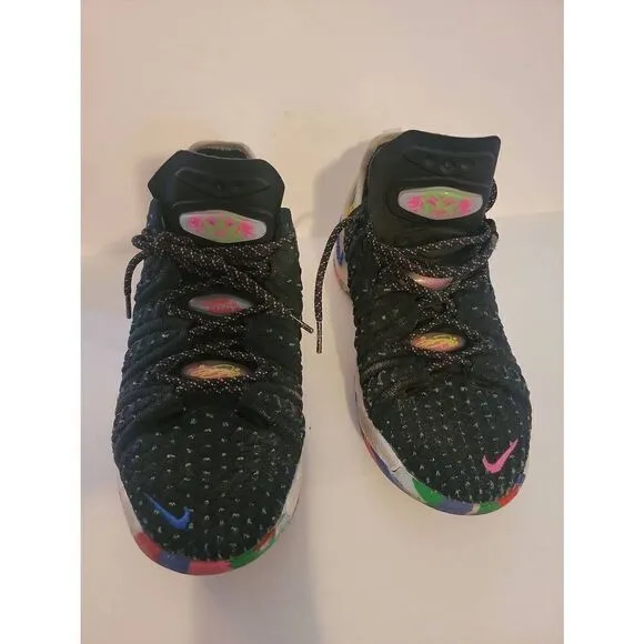 Nike Lebron18 James Gang Kids Multicolor Graffiti Lace Up Sneaker Shoes Size 6.5