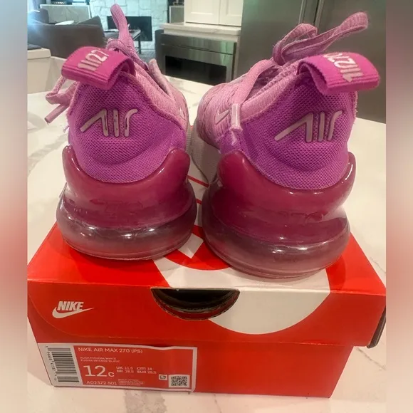 Nike Purple Airmax 270 Shoes