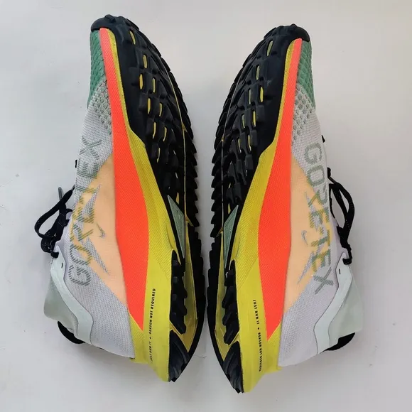 NIKE React Pegasus Trail 4 Sneakers 12 Gore-Tex Mens White Orange DJ7926-500