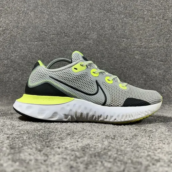 Nike Renew Run Athletic Running Shoes CW7437-006 Gray Mens Size 10 W