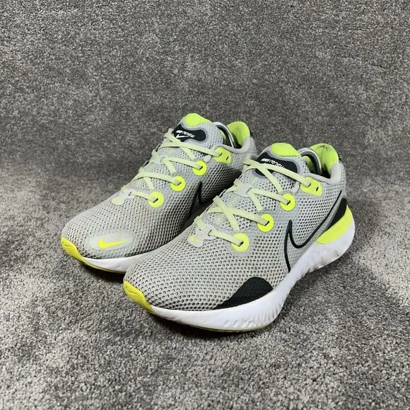 Nike Renew Run Athletic Running Shoes CW7437-006 Gray Mens Size 10 W