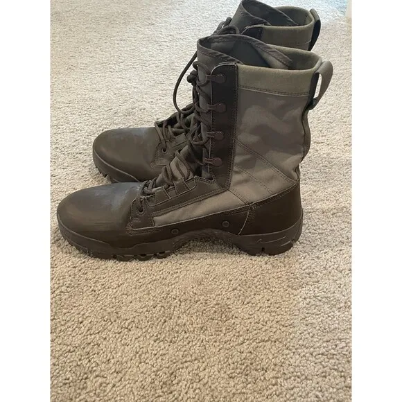 NIKE SFB 8&quot; Jungle Baroque Olive Brown Mens Sz 9 Special Field Boots  631372-222