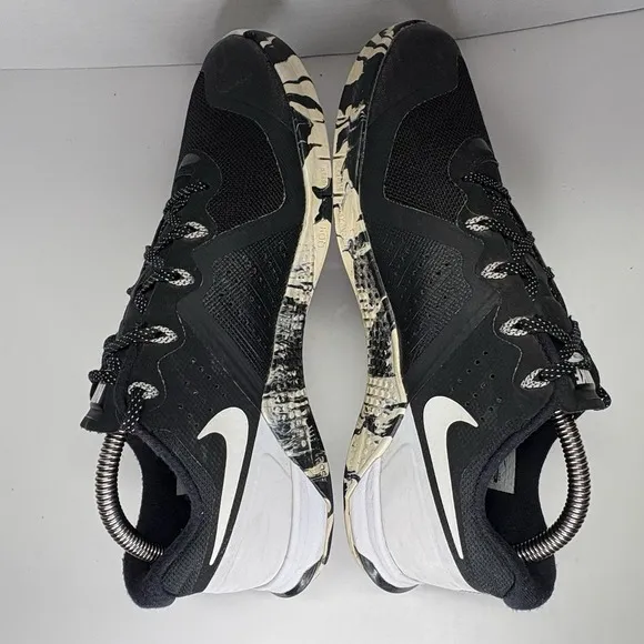 Nike Trainers Mens Size UK 8 Metcon 2 Black White Camo Crossfit Gym Flat Shoes