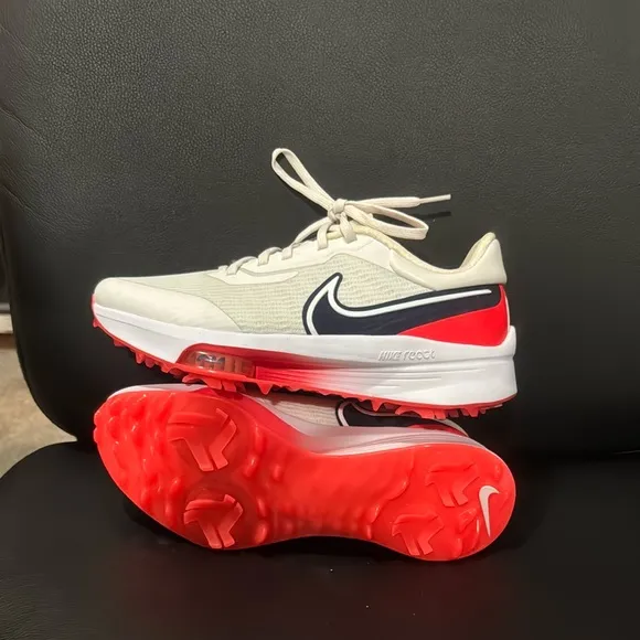 Nike Women's Sneakers - White and Red