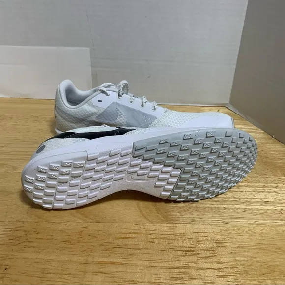 Nike Zoom Mens Rival Waffle 6 Low White Black -‎ DX7998-100 Size 8.5
