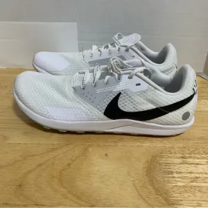 Nike Zoom Mens Rival Waffle 6 Low White Black -‎ DX7998-100 Size 8.5