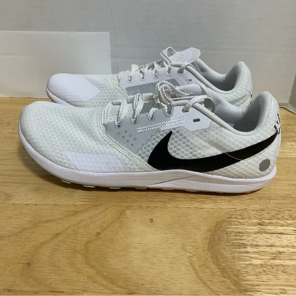Nike Zoom Mens Rival Waffle 6 Low White Black -‎ DX7998-100 Size 8.5
