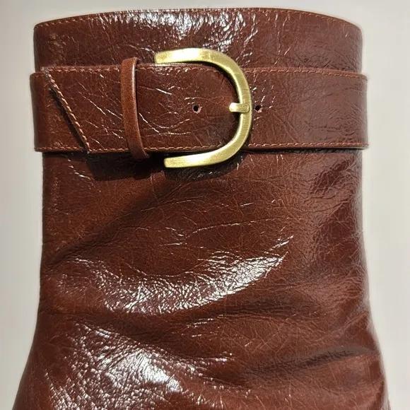 Nine West Brown Heeled Boots for Stylish Comfort