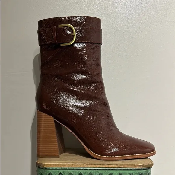 Nine West Brown Heeled Boots for Stylish Comfort