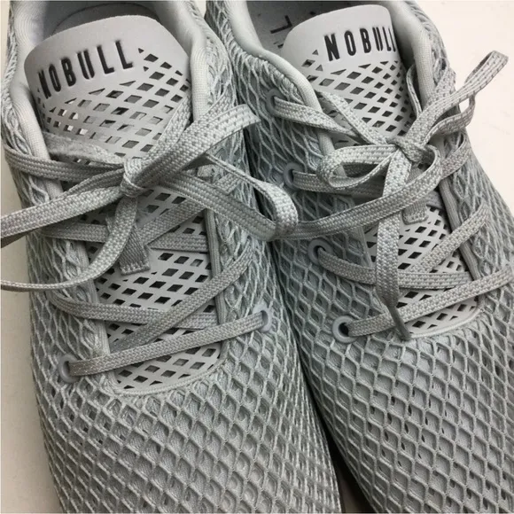 NoBull Mesh Runner Lace-up Lightweight Reflective Laces Gray Shoes Men’s Size 14