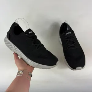 NOBULL Ripstop Runner Sneakers Men's 12.5 Black Lace Up Low Top Athletic Shoes
