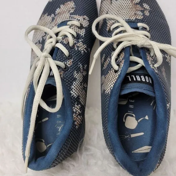 NoBull Women's Shoes Size 8.5 Floral Gum  Athletic  Crossfit  Brown Blue