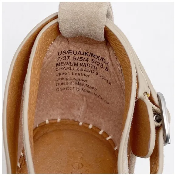 NWOB Gentle Souls Charli Ankle-Strap Espadrille Wedge Sandals Size 7
