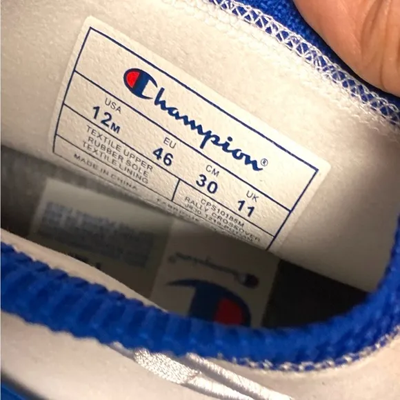 NWOT CHAMPION Rally Cross-Over Athletic Shoes Sz.12 M.red/white/blue/gold. NEW